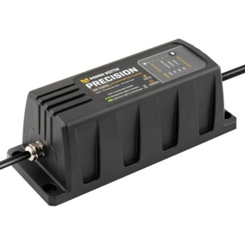 Minn Kota 1831101 MK-110PC On-Board Precision Battery Charger – 1 Bank 10 Amps