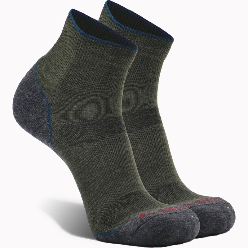 Fox River Men’s Basecamp 2.0 Lightweight Quarter Crew Hiking Sock