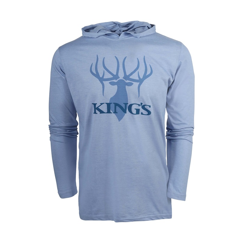 King Camo Triblend Hoodie Tee