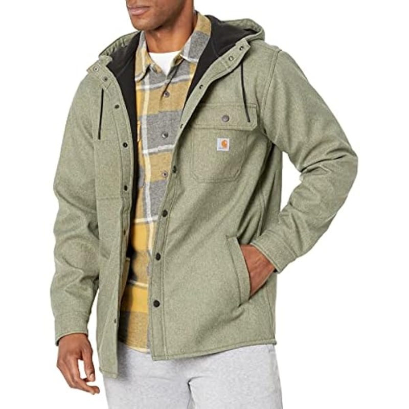 Carhartt Rain Defender Relaxed Fit Heavyweight Hooded Shirt Jacket Men’s