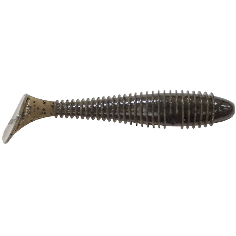 Keitech FS38 FAT Swing Impact 3.8″ Swimbait 101 Green Pumpkin PP