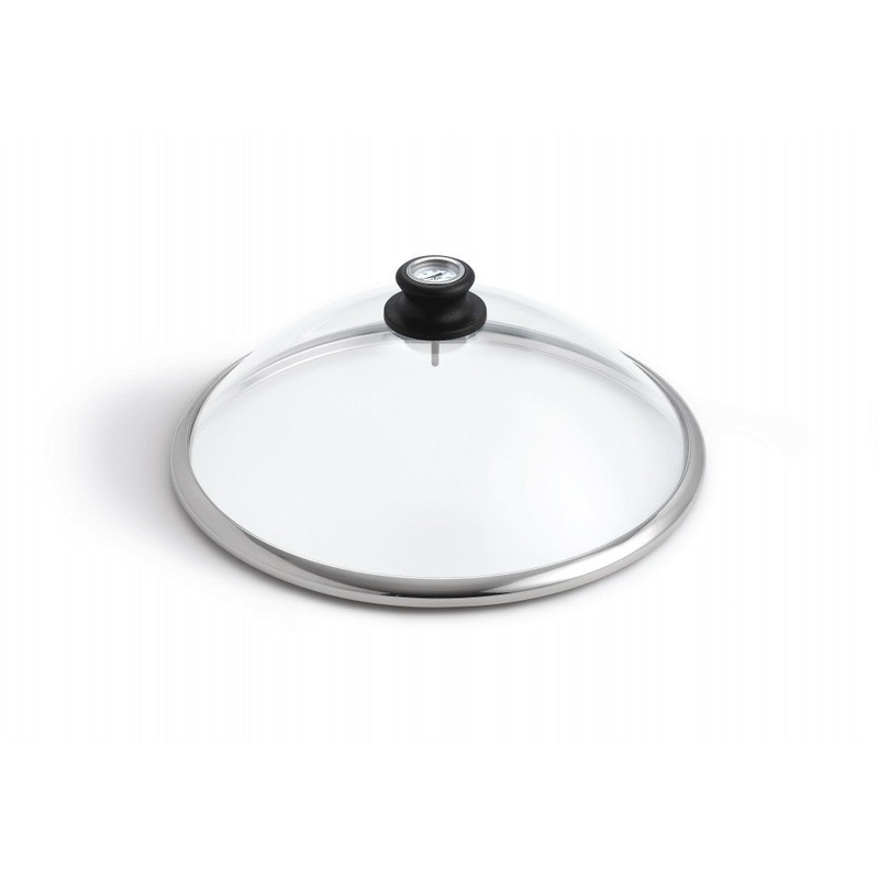Lotus Grill Glass Hood with Temperature Gauge