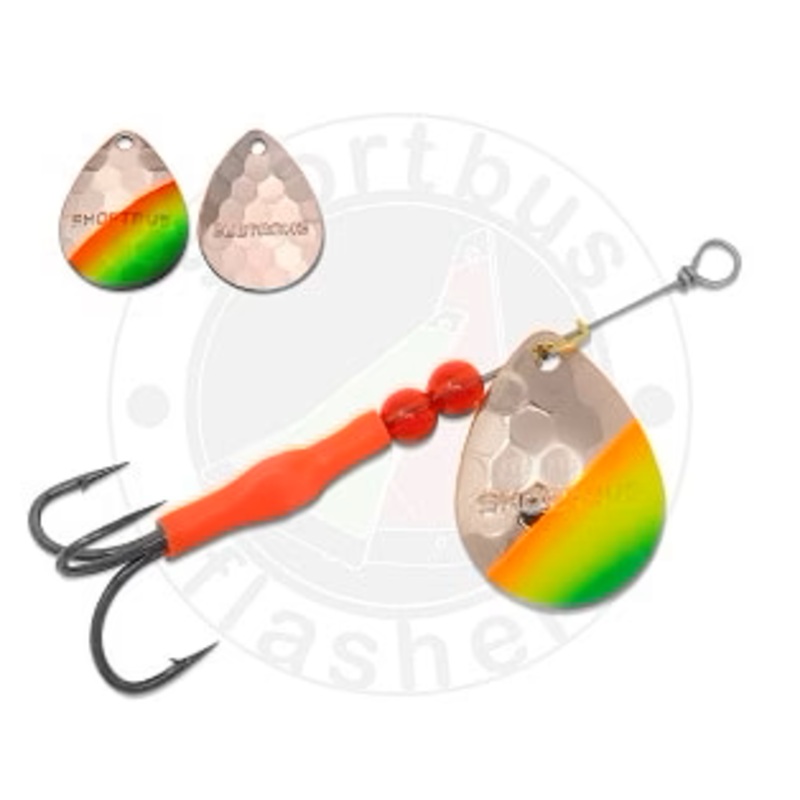 Shortbus Flashers 3.5 Colorado  Spinner – Copper Mexican Hat