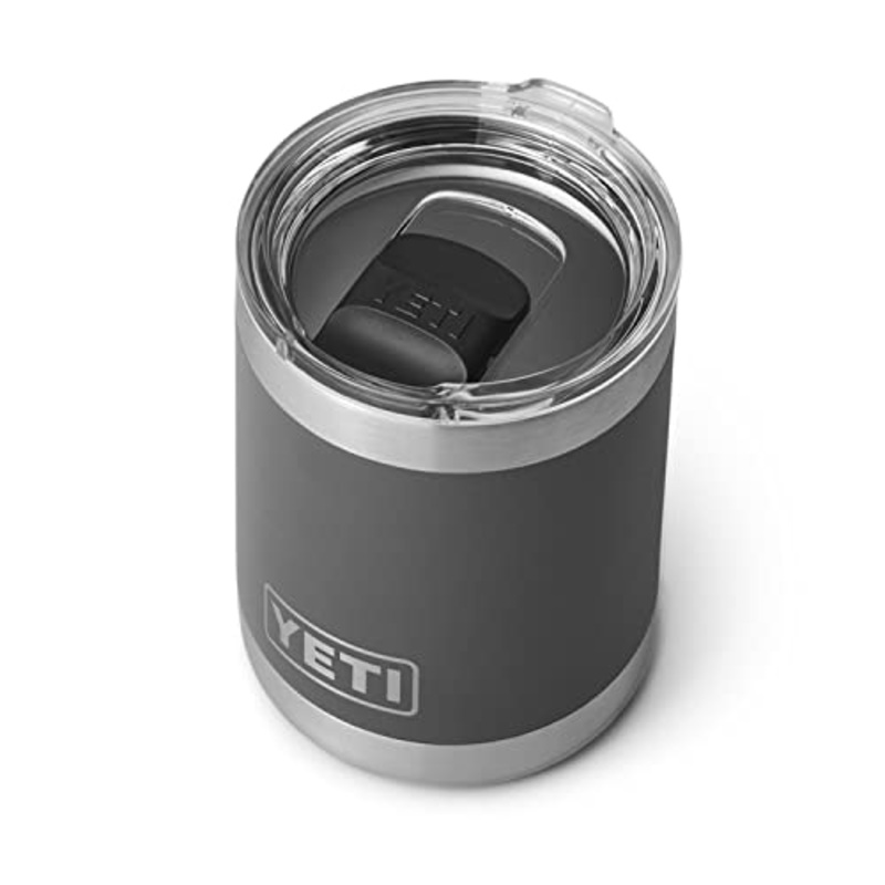 YETI 10 Oz. Rambler Lowball with MagSlider Lid New Charcoal Gray
