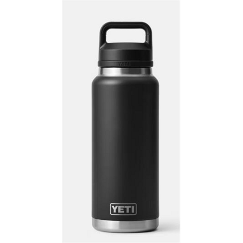 Yeti 36oz Rambler Bottle with Bottle Chug Cap – Black