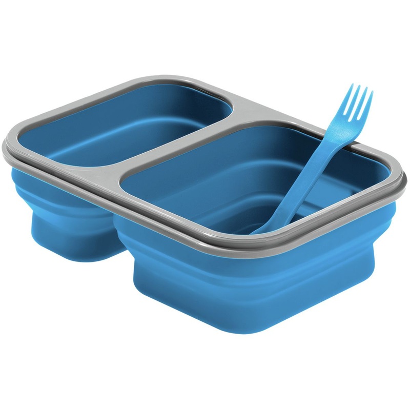 AMG Collapsible Food Container – Blue 1in X 7in X 9.75in