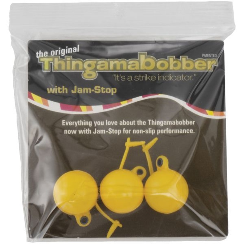 667042 0.75 in. Bobbers with Jam-Stop Yellow – 3 Piece
