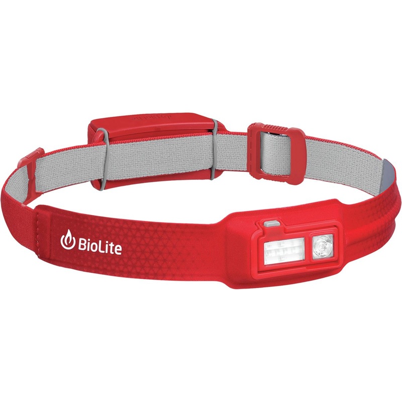 BioLite HeadLamp 330 Lumen No-Bounce Rechargeable Head Light Ember Red (119328)