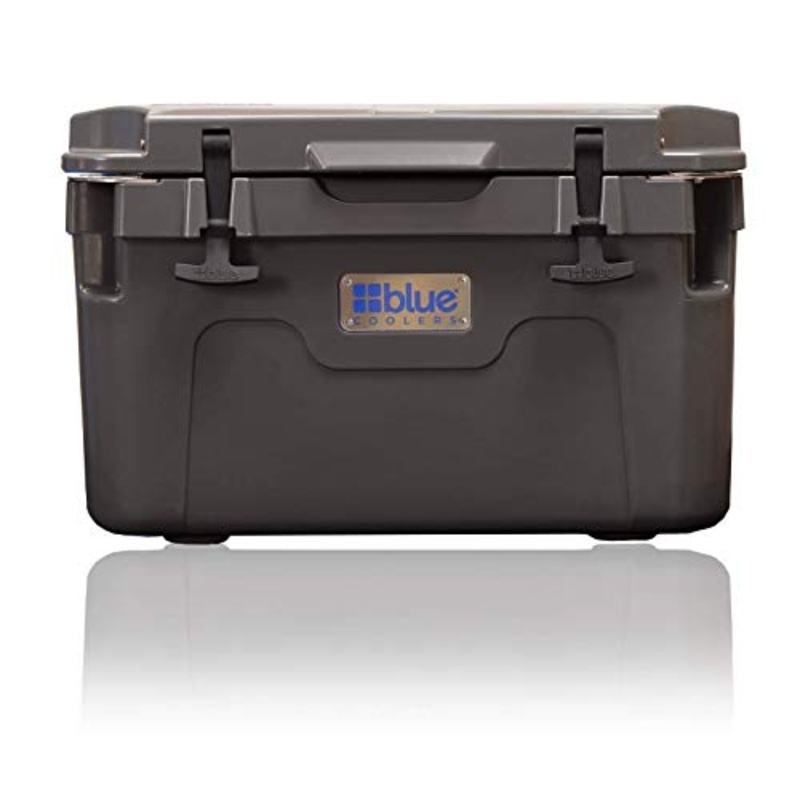 Blue Coolers Companion Cooler  30 Quart Roto-Molded Ice Cooler | Large Ice Chest Holds Ice up to 10 Days | (30 Quart Charcoal Gray)