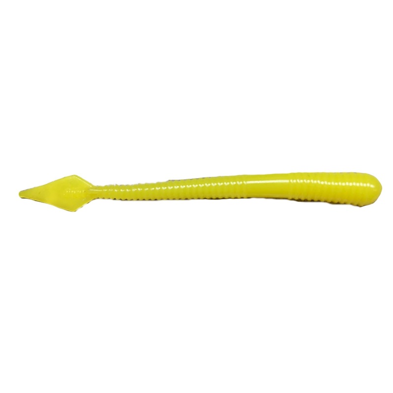 Freaky Frank’s Freaky Worm Soft Baits | Corn Yellow
