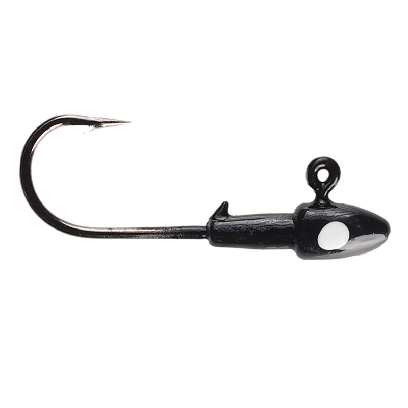 Freaky Frank’s Jig Heads | Black; 1/32 Oz.
