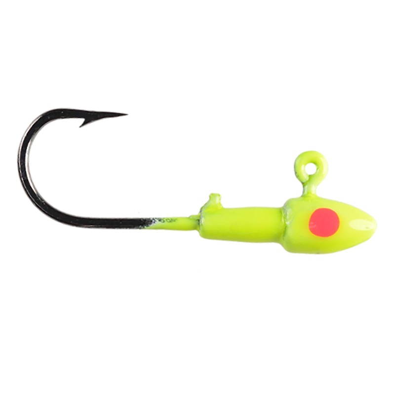 Freaky Frank’s Jig Heads | Yellow Chartreuse; 1/32 Oz.