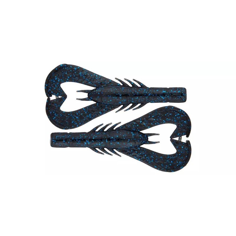 Googan Baits Krackin’ Kraw Jr. Soft Bait Black/Blue