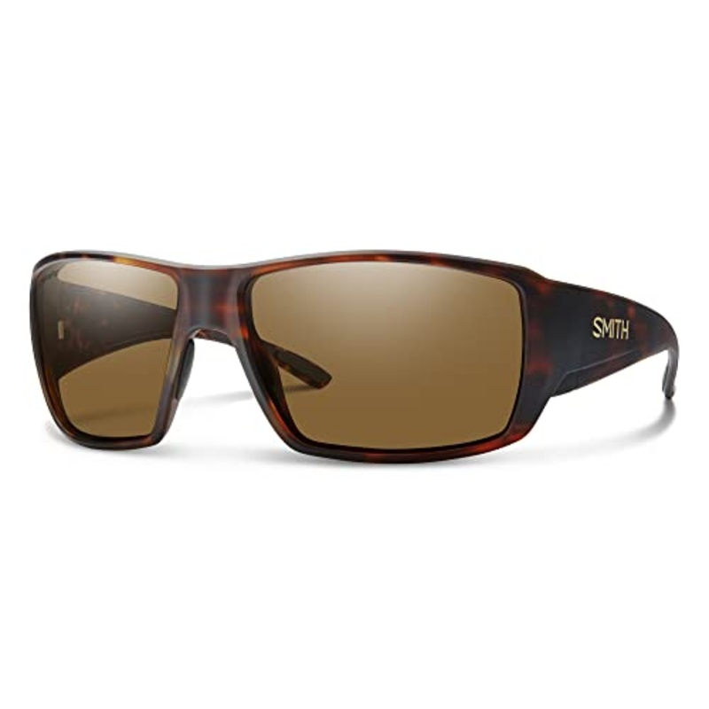 Smith Optics Sport & Performance 204947 Guide’s Choice Sunglasses HGC62L5 – Matte Tortoise – Chromapop Glass Polarized Brown Unisex Rectangle