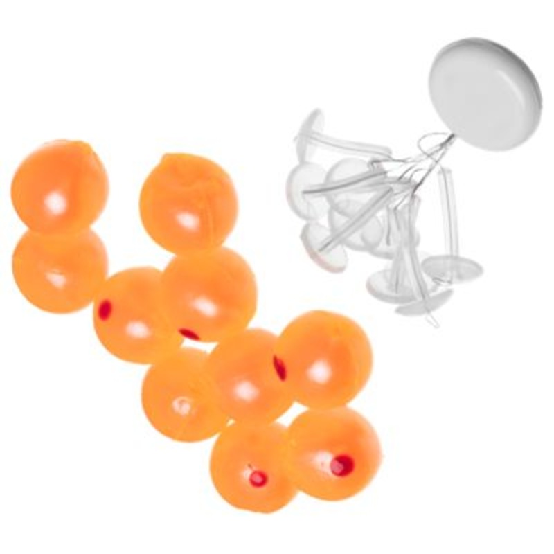 BNR Tackle Soft Beads – 16mm – Creamsicle Stinkeye