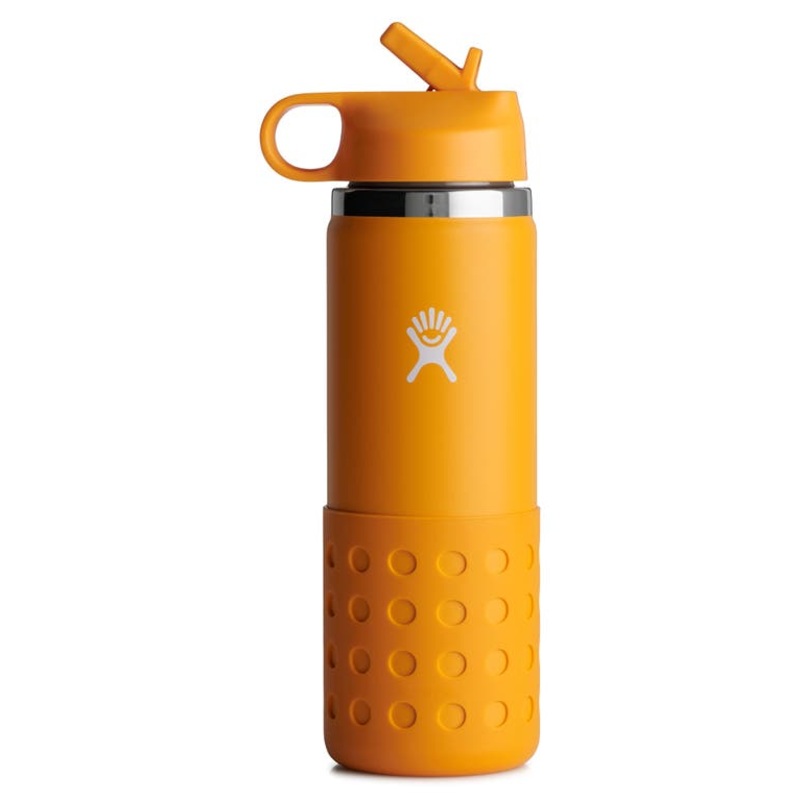 Hydro Flask Kids Wide Mouth Straw Lid and Boot Starfish