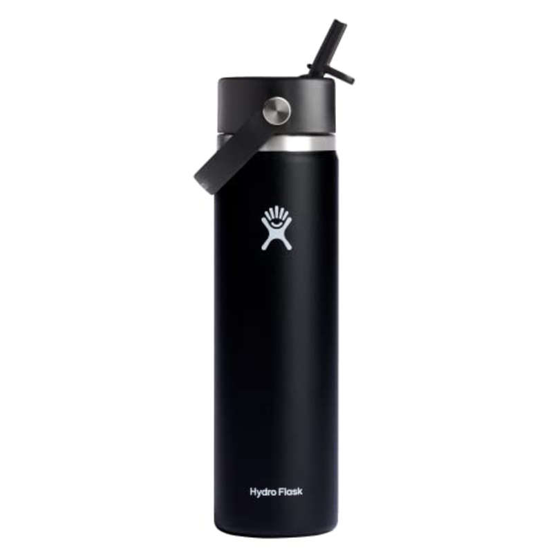 Hydroflask 24 Oz Wide Mouth Water Bottle with Flex Straw