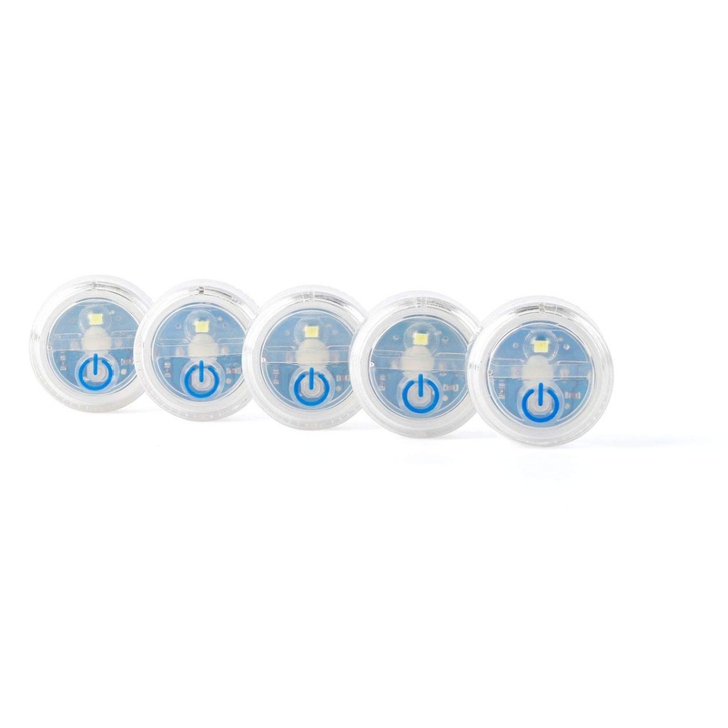 LuxPro LP172 Wateproof Micro 16 Lumen CR2032 Puck Lights – 5 Pack – Flashlights