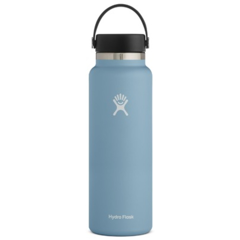Hydro Flask Wide Mouth Water Bottle with Flex Cap 40oz/1.18 Liter – Rain