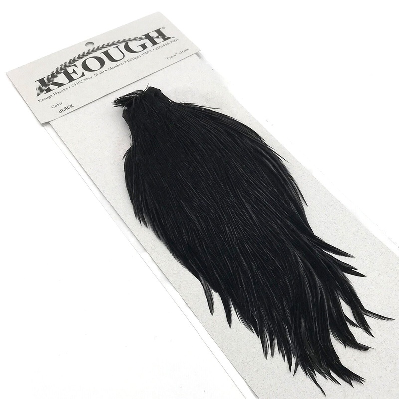KEOUGH TYER’S GRADE CAPE – Fly Tying Rooster Neck Hackle Feathers Trout NEW!