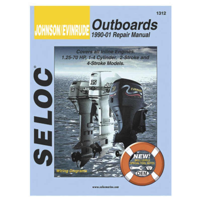 Marine Outboard Repair Manuals for Johnson/Evinrude ’90 – ’01