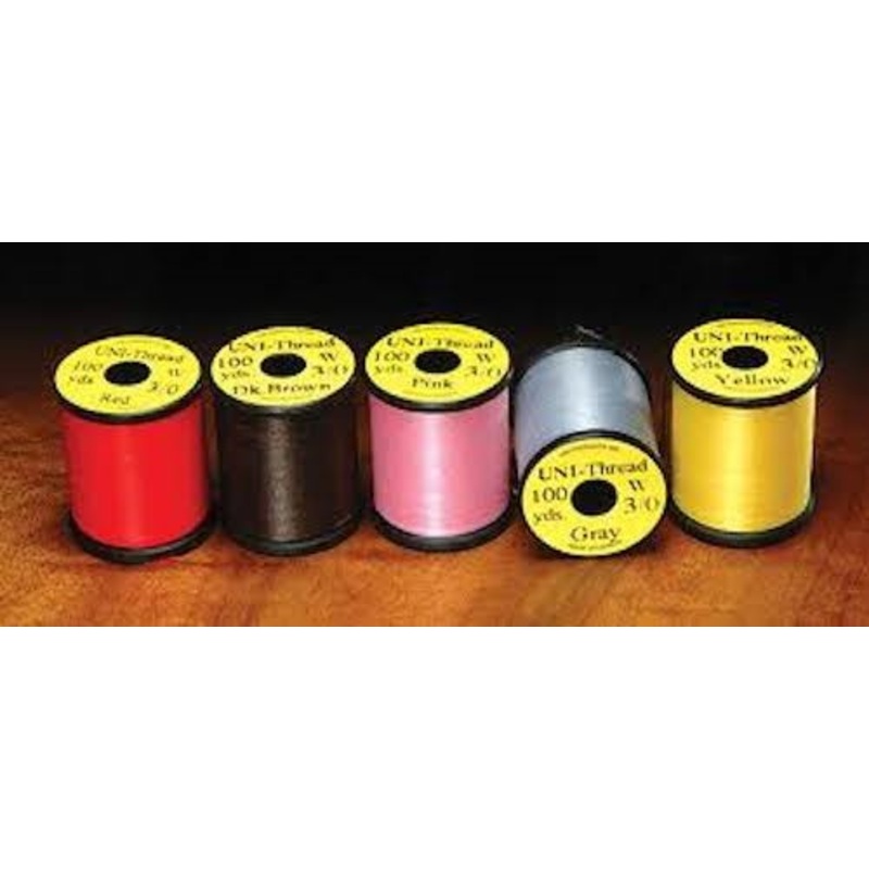 UNI Products 3/0 UNI-Thread – White – 100 Yards