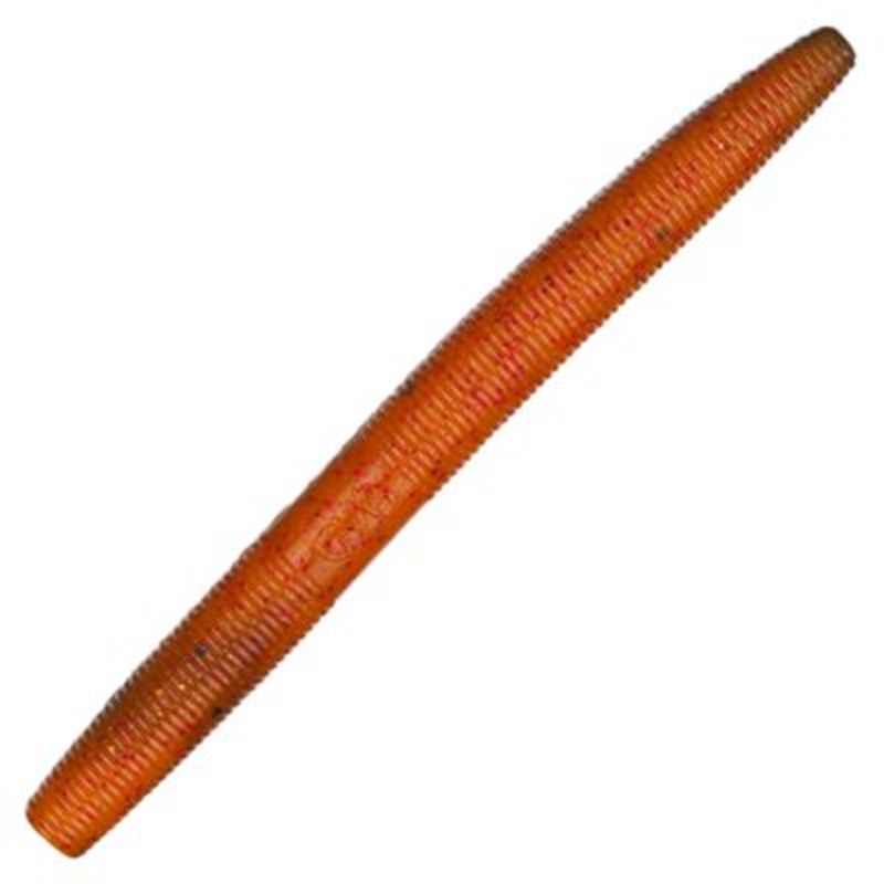 YAM-9S-10-956 4 in. Senko Watermelon Fishing Lure with Copper Flake & Orange – Red Flake – Pack of 10