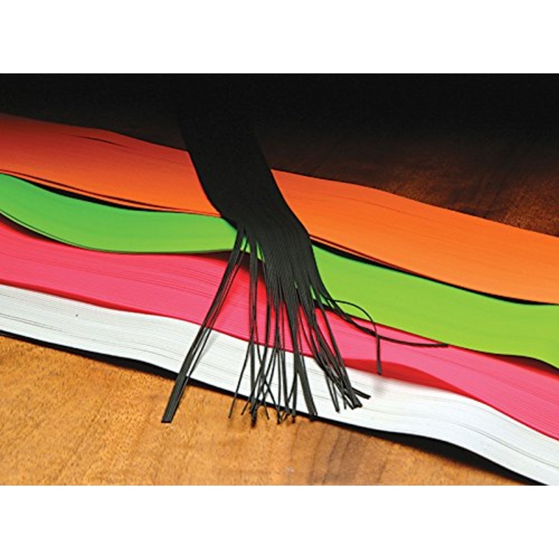 Hareline Round Rubber Legs – Medium / Red