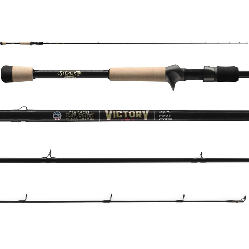 St. Croix Victory Bass Casting Rod – VTC71MHF