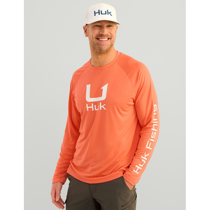 Huk Gear Icon Performance Crew Long-Sleeve T-Shirt Men’s