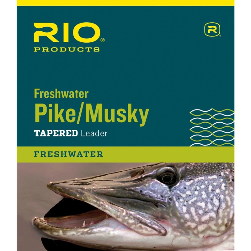 RIO Pike/Musky Knottable Wire Tapered Leader – Bronze