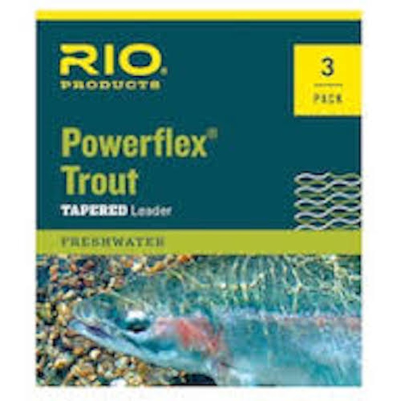 RIO Powerflex 7.5 Ft. Trout Leader – 3 Pack 3X
