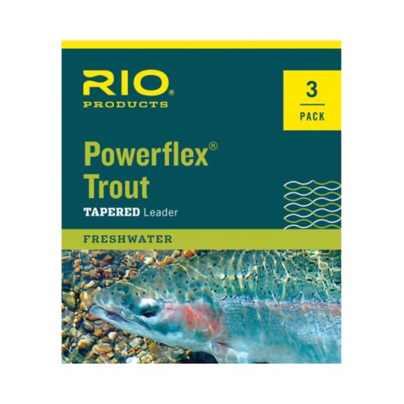 RIO Powerflex 7.5 Ft. Trout Leader – 3 Pack 5X