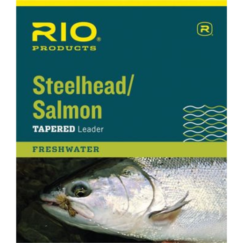 RIO Steelhead/Salmon Tapered Leader – Glacial Green – 16 Lb. – 12′