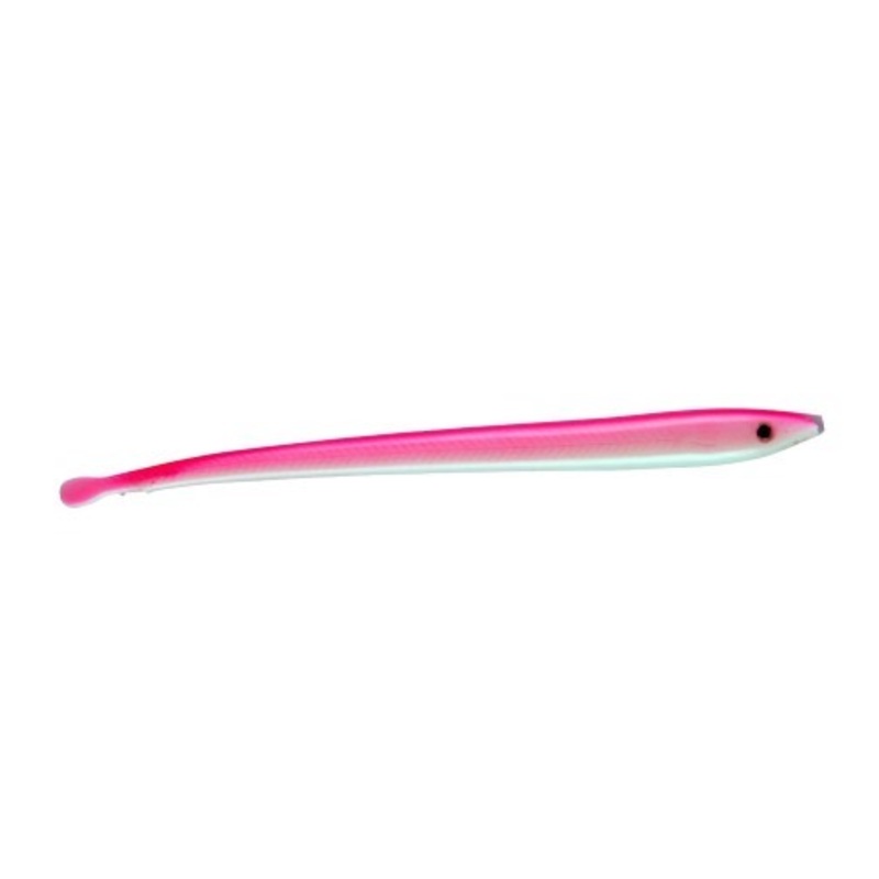 XXB Savage Soft Sandeel Slug 6 1/2in SES-165-PKW Pink White Multi-color