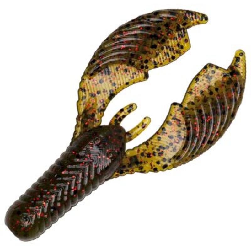 YCCK302 3.75 in. Craw Chunk Watermelon Red Fishing Bait – Pack of 8