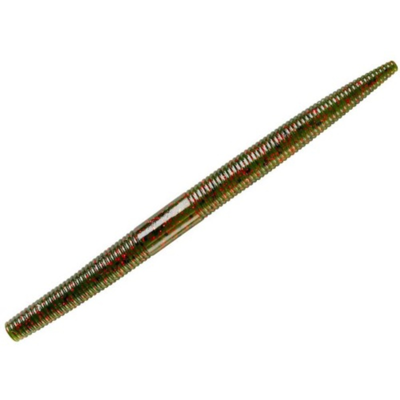 YDG502 5 in. Dinger Watermelon Red Flake Fishing Lure – Pack of 8