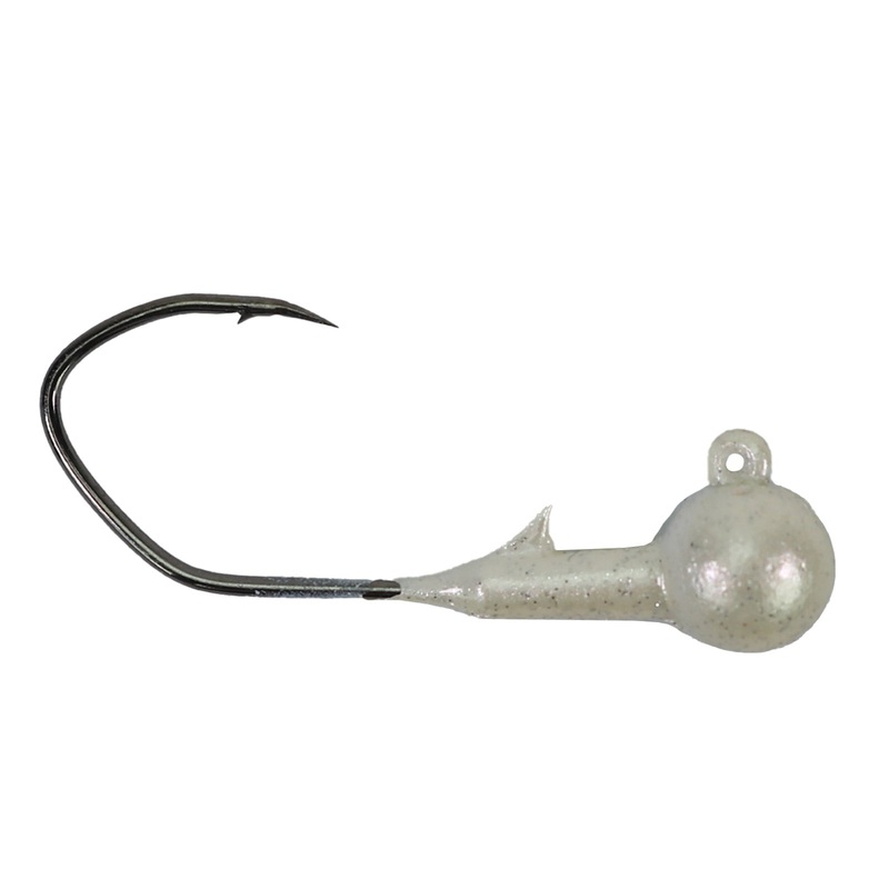 Yum Forward Facing Sonar Jig Lure 3/16 Oz. Pearl