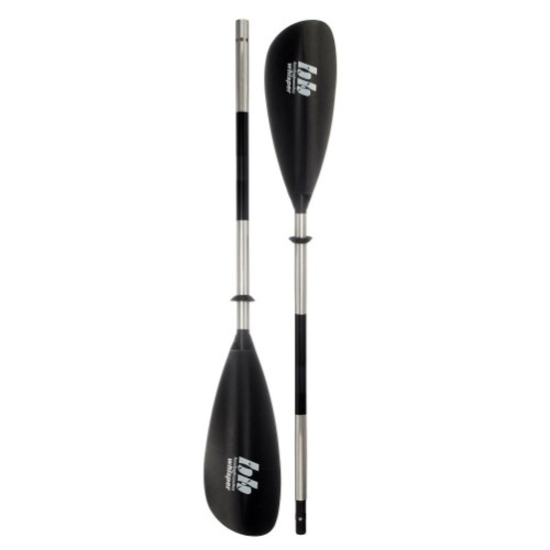 787860 220 Cm Whisper Snap-Button Kayak Aluminum Paddle Black – 2 Piece