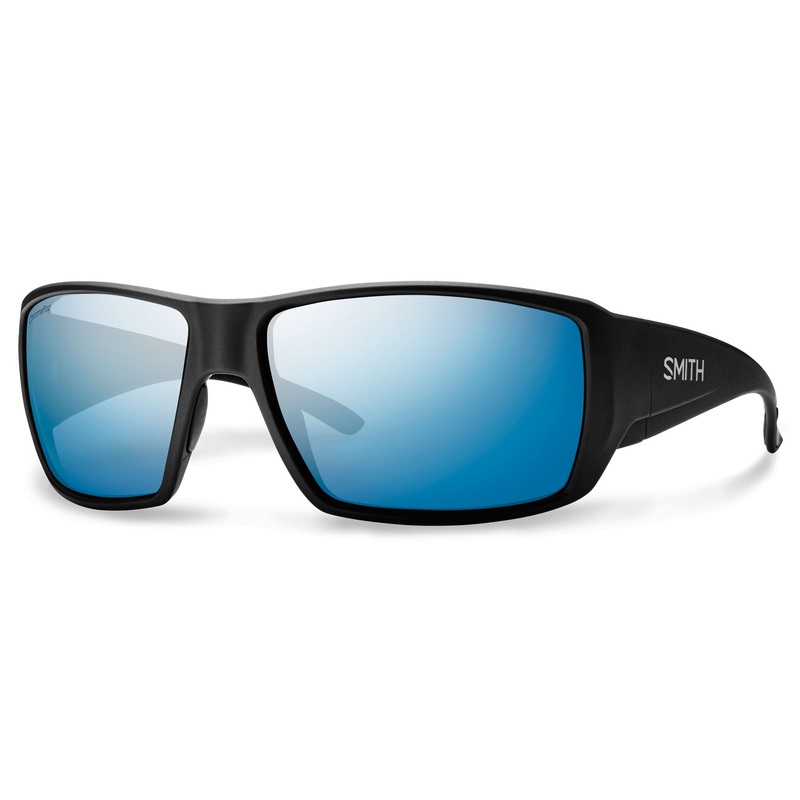 Smith Guides Choice Chromapop Polorized Sunglasses – One Size – Matte Black/ChromaPop Glass Polarized Green Mirror