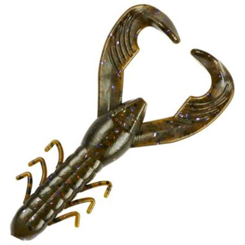 YCW344 Christie Craw Green & Pumpkin – Purple Flake Fishing Lure