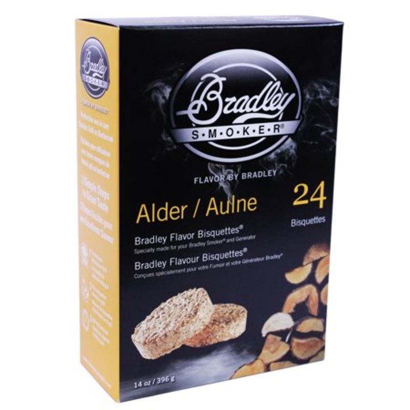 Bradley Smoker Alder Bisquettes–24 Pack