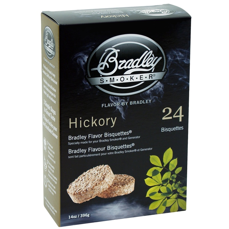 Briquettes Avec Copeaux De Bois Bradley Hickory Paq. 24