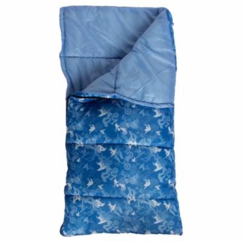 40F Freestyle Sleeping Bag – Rectangular (for Kids) – BLUE ( )