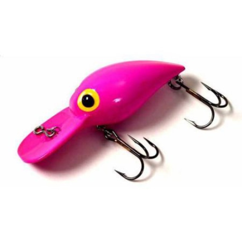Brad’s Little Wigglers Crank Bait Fluorescent Pink