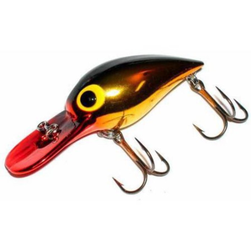Brad’s Wiggler | Gold-Black-Red Bill; 2 in.