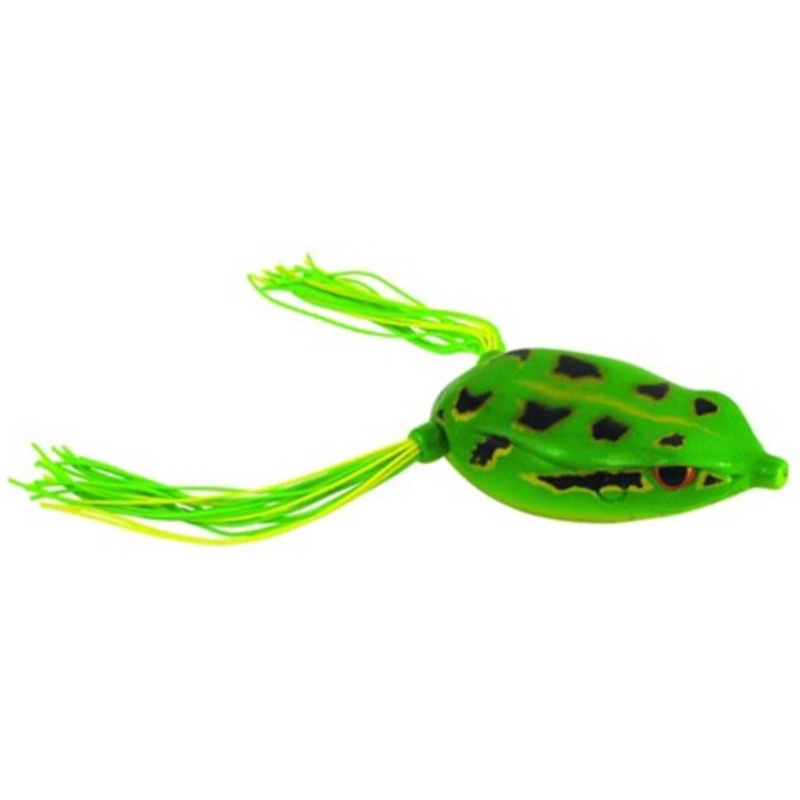 Gamakatsu – Spro SBEF65GRNT Spro Bronzeye Frog Bait – 0.62 Oz. Green Tree