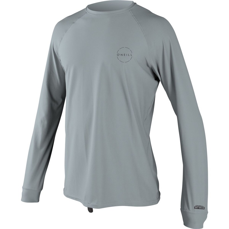 O’Neill 24-7 Traveler Long Sleeve Sun Shirt (Cool Grey/Cool Grey) Men’s Swimwear