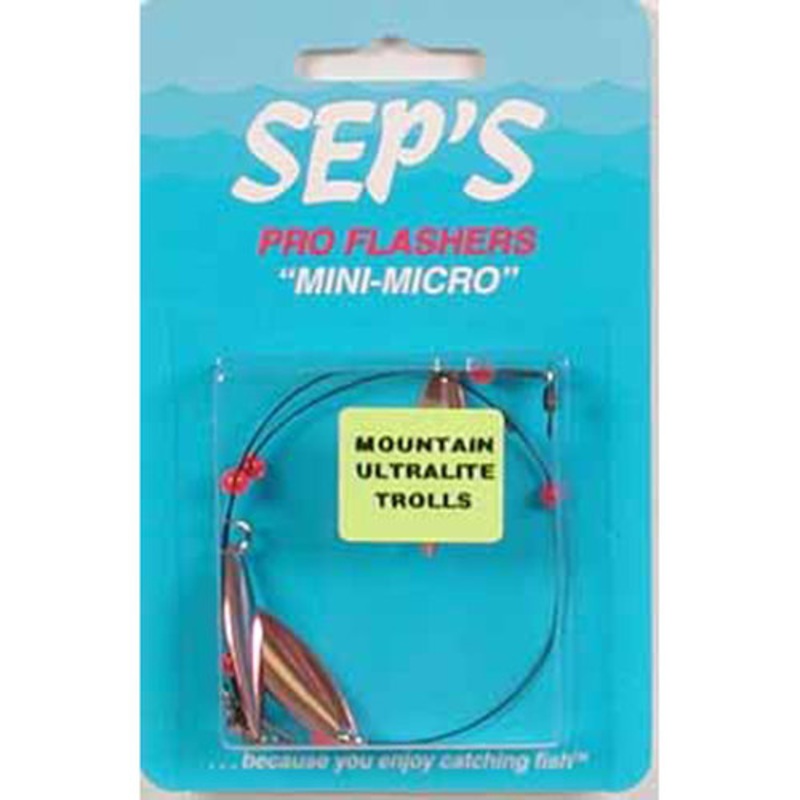 Sep’s Pro Flasher Mini Micro Willow Leaf Trolling Blade Copper