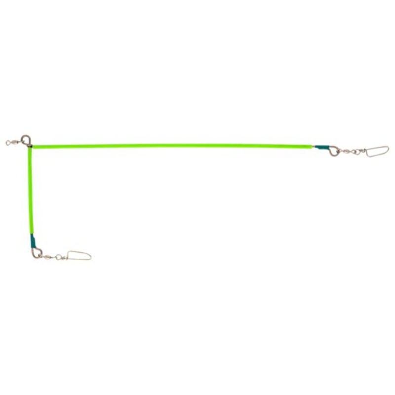 Beau Mac Halibut Spreader Bar – 20″ X 8″ – Glow Chartreuse